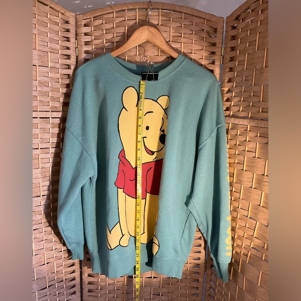 🍯 POOH Disney Teal Oversized Sweatshirt - Picture 12 of 12